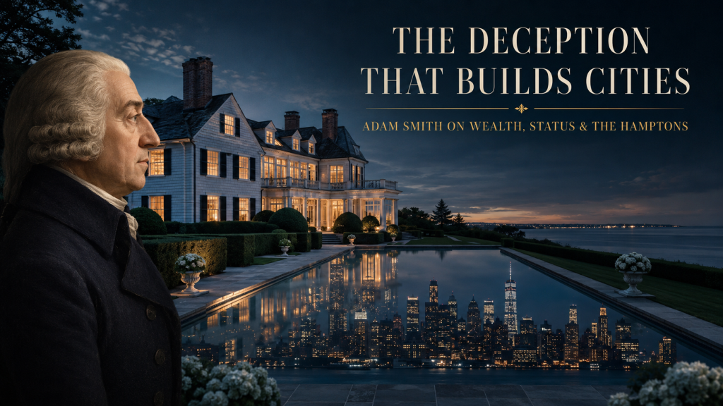 Adam Smith Deception that builds cities