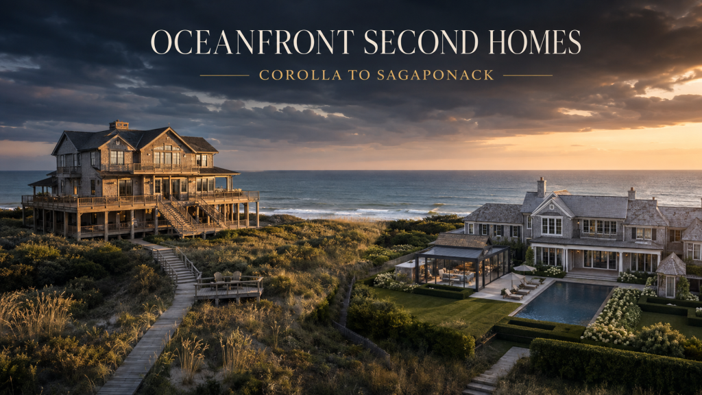 Oceanfront Second Homes
