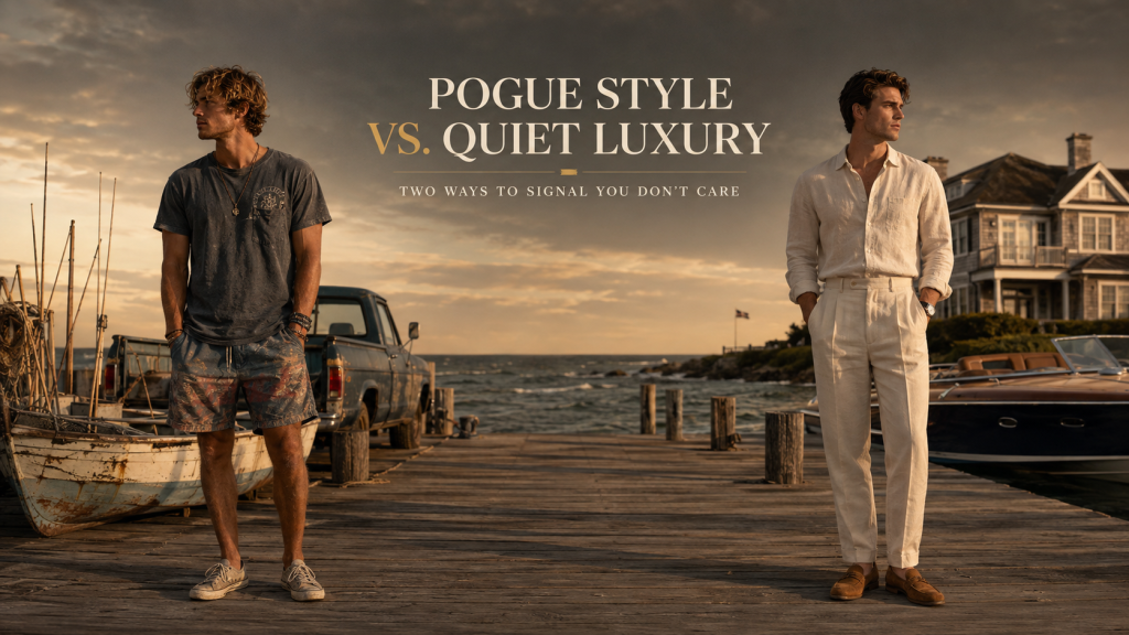 Pogue Style vs. Quiet Luxury