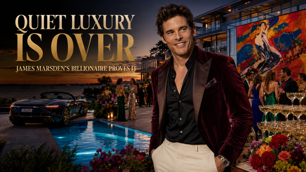 Quiet Luxury Is Over. James Marsden's Billionaire Proves It.