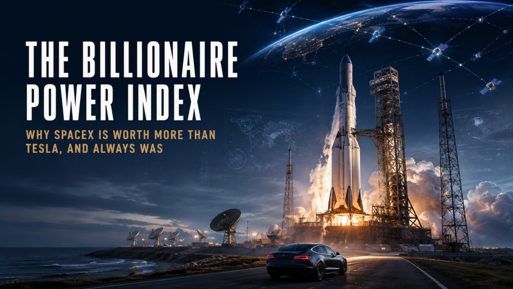 Why SpaceX Is Worth More Than Tesla, and Always Was