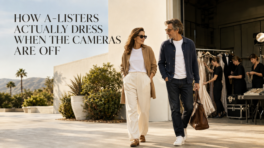 How A-listers dress off camera