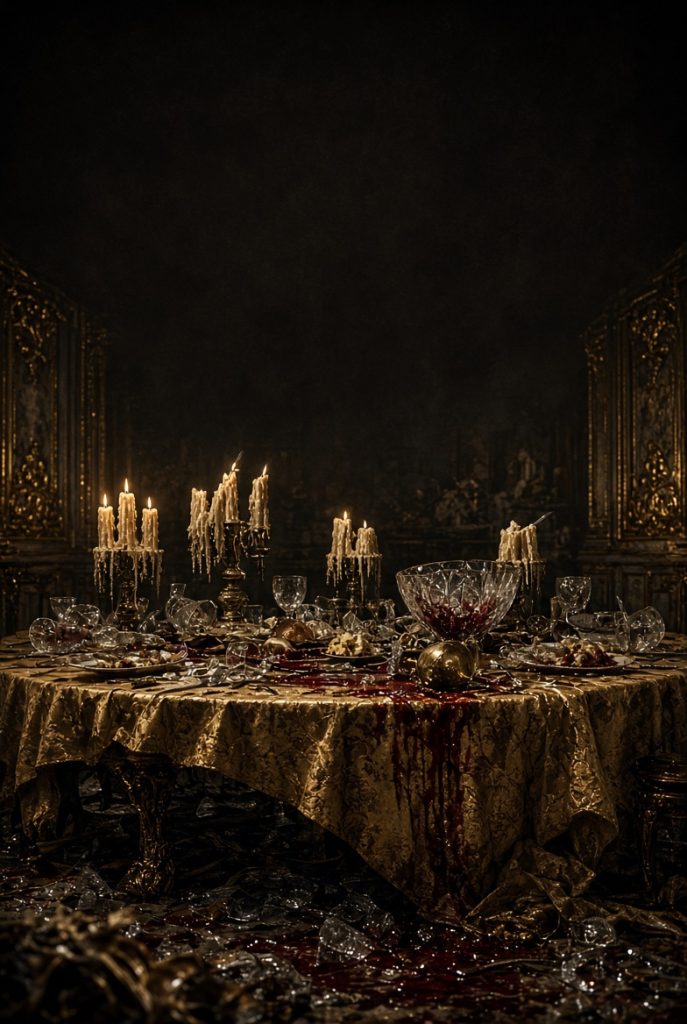 Original key art — wrecked gold banquet