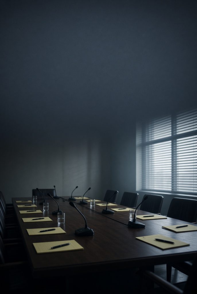 Original key art — cap-table room