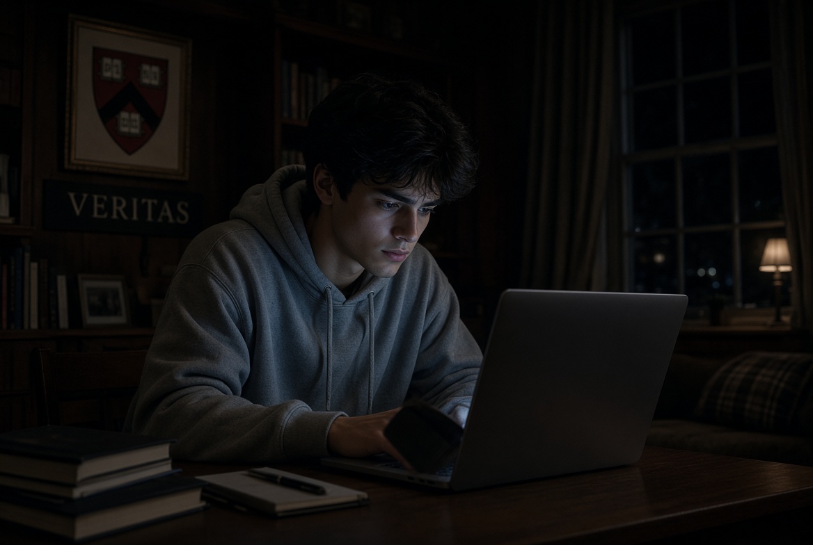 The dorm is where the company starts — not the deposition.