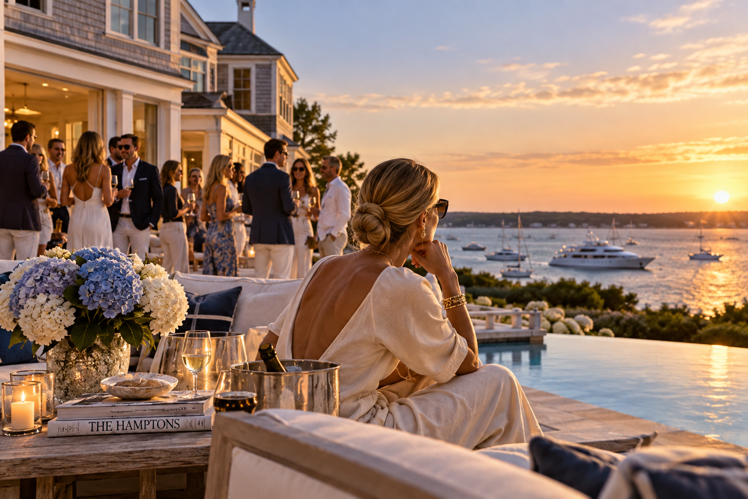Hamptons Golden Hour, Quietly Rich