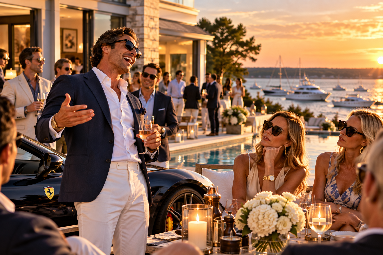 Sunset Yacht Party Bragging Rights