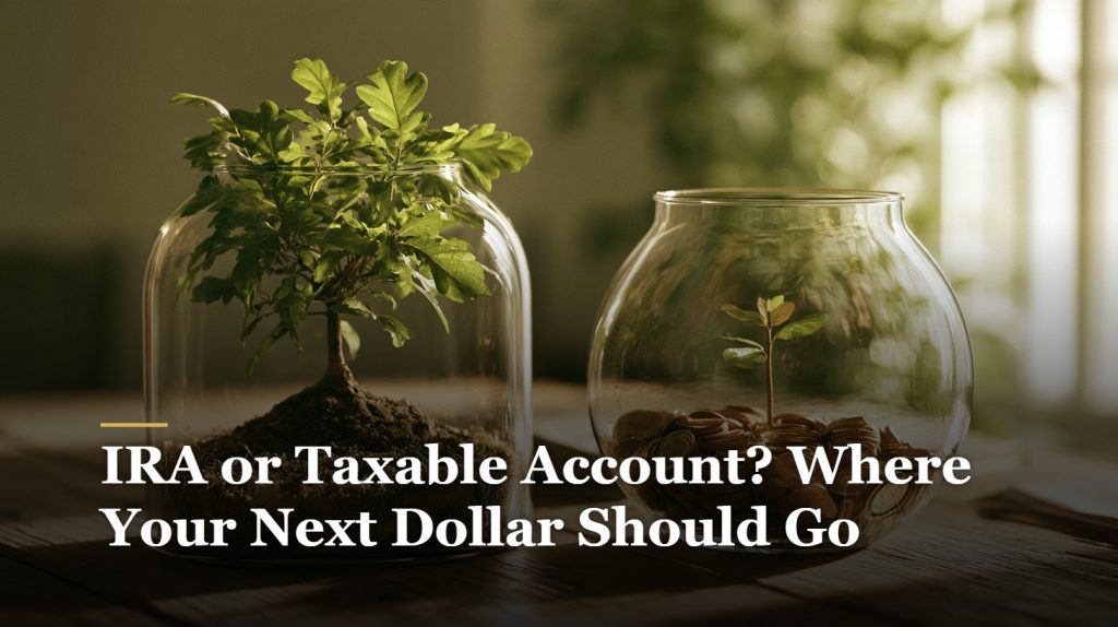 IRA or Taxable Account? Where Your Next Dollar Should Go – featured image