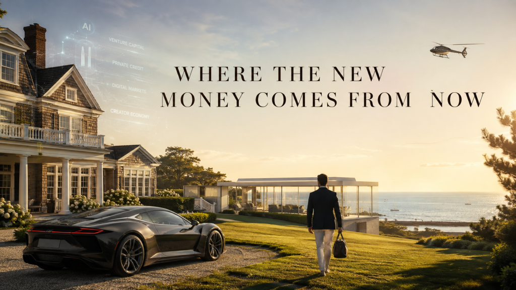 Where the new money comes from now